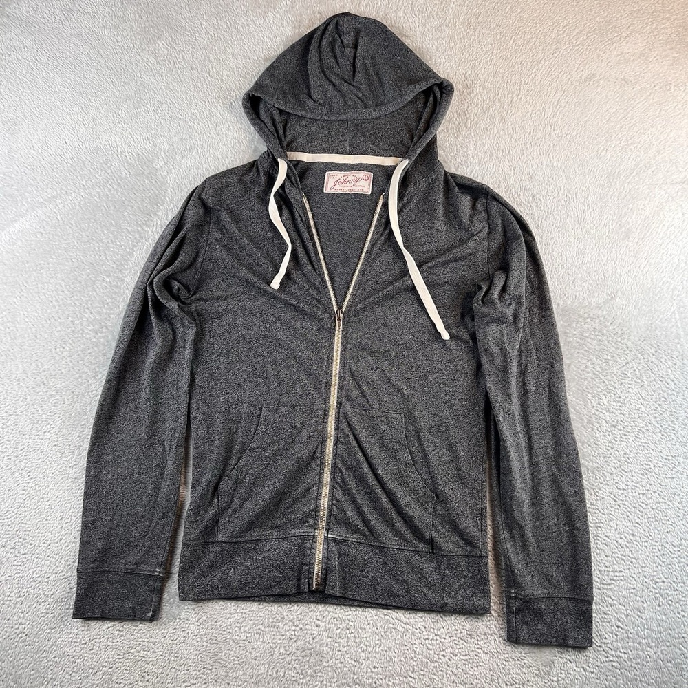 Made By Johnny Active Zip Up Hoodie Womens L Charcoal
